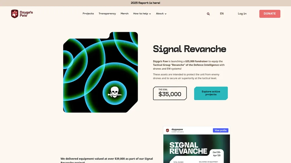 Dzyga’s Paw — Signal Revanche